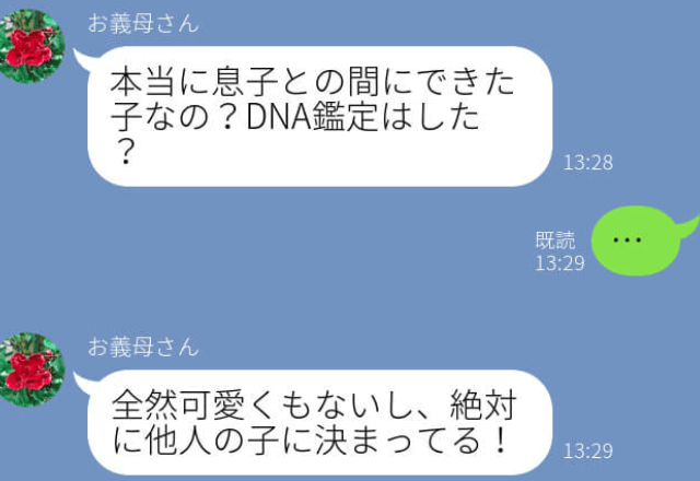 義母「全然可愛くない」「DNA鑑定はした？」孫の写真を見て暴言を吐きまくる義母！？→義母の”あまりの仕打ち”に嫁は唖然…