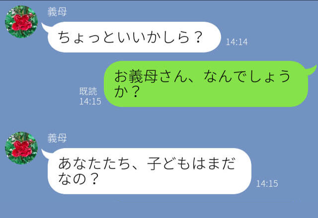 義母『まだなの？考えてくれた？』孫催促から同居要請のことまで、質問攻めしてくる…⇒しまいには【一方的な要求】をされて、大困惑！